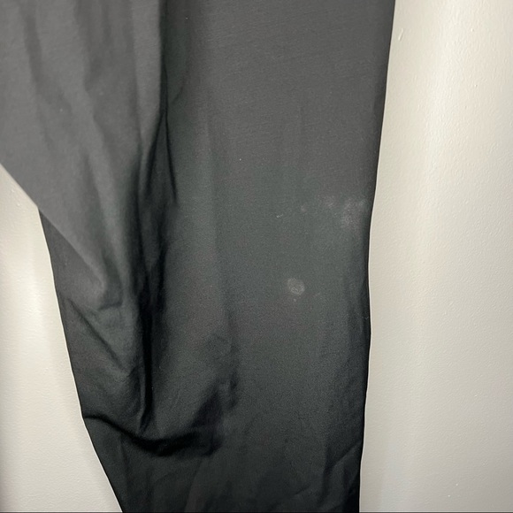 MaxMara Virgin Wool Wide Leg Trouser Pants in Black 8 FLAW - Picture 9 of 11